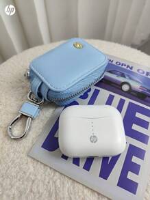 HP 具有优质音质的无线耳塞，5.3 自动配对耳塞，播放时间长达 30 小时，轻巧，带麦克风，兼容 Android，带麦克风的游戏耳机和扬声器，节日礼物情人节礼物，配有收纳袋