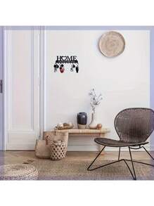 1 Móc khóa kim loại, Thích hợp cho cửa trước, nhà bếp, cửa hàng, văn phòng, xe hơi, đồ trang trí cổ điển, để làm đồ trang sức, thủ công, nghệ thuật, trang trí ba lô, phụ kiện túi xách sang trọng, ngày lễ tình nhân, phụ kiện trang sức thời trang, quà tặng sinh nhật và ngày lễ cho các cặp đôi, thích hợp cho móc chìa khóa xe hơi - màu đen - Xem 10