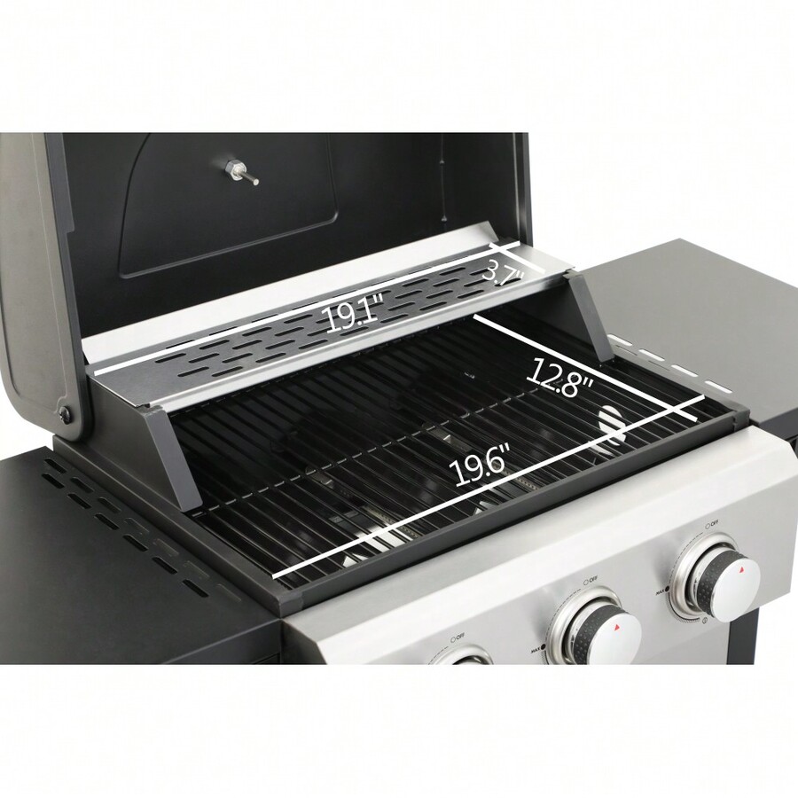 HighPerformance 3Burner Propane Gas BBQ Grill With Foldable Side