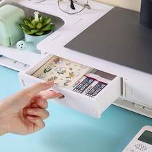 Máy tính để bàn nâng cao lưu trữ ngăn kéo giá đỡ màn hình Pad cao máy tính xách tay ký túc xá văn phòng vật dụng kệ - Nhiều màu - Xem 11