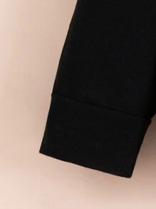 2Pcs/Set Baby Boys Bear & Letter Print Sweatshirt + Patchwork Casual Pants Outfit