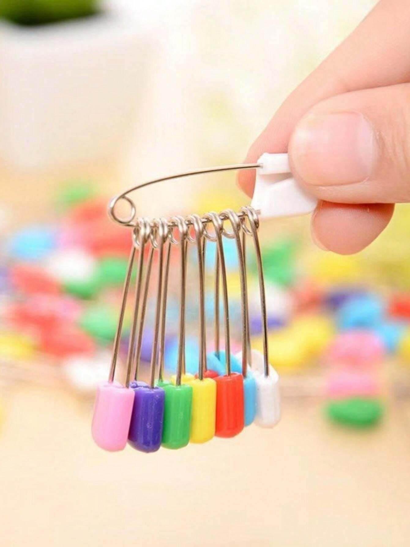 Random Colors Diaper Pins, Pins For Cloth Diapers Stainless Steel