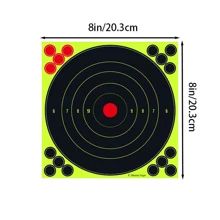 50X Splatter Target 8" Shoot Rifle Pistol Reactive Air Cheap Targets N C 8 TYPE - Black - View 5