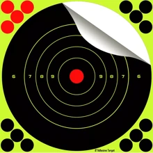 50X Splatter Target 8" Shoot Rifle Pistol Reactive Air Cheap Targets N C 8 TYPE - Black - View 4