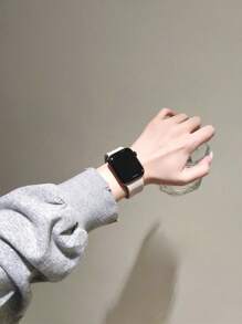 1条酒红色硅胶运动表带，兼容 42mm、38mm、40mm、41mm、44mm、45mm、46mm、49mm，时尚智能手表替换表带，适用于Series Ultra2、Ultra SE2、SE 11、10、9、8、7、6、5、4、3、2、1，男女通用