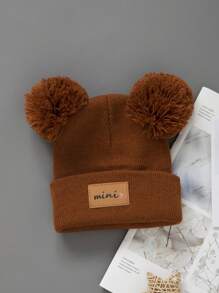 针织新生儿帽子冬季春季儿童无檐便帽女童男童婴幼儿配饰儿童帽子弹力0-3岁幼儿女孩男孩帽子