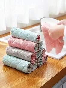 Bộ 10 khăn lau bếp & khăn lau bát đĩa - Hoàn hảo cho việc rửa bát đĩa & nấu ăn hàng ngày! - Nhiều màu - Xem 10