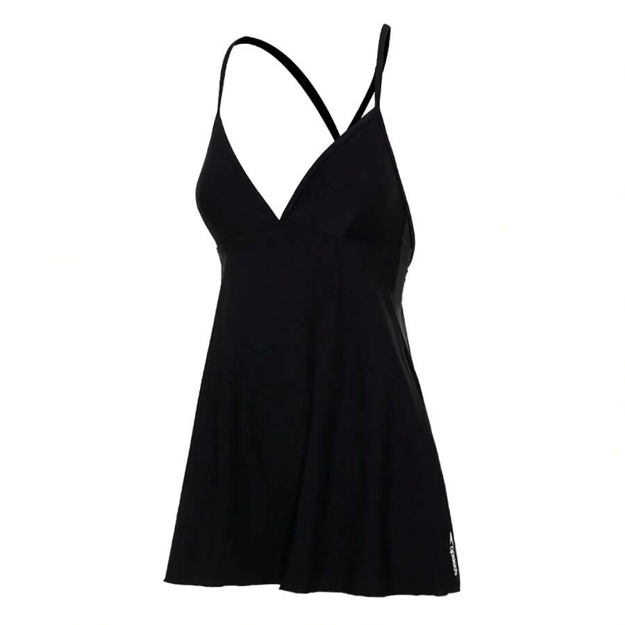 Speedo Women's  Logo Printed Competition Style Racerback One-Piece Swimsuit - Navy/Flame Blue - View 1