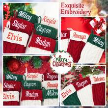 1pc Custom Stocking, 18"Large Personalized Stockings With Embroidered Name, Holiday And Family Stocking For Fireplace Party Decoration, Valentine's Day, Valentine's Day Decor Gifts Birthday Graduation,Home & Living,Haunt Your Home,Souvenirs,Reusable,Adorable,High-Quality