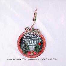 圣诞木制挂饰，适用于圣诞树和其他节日装饰 - 多色均碼 - 查看 5