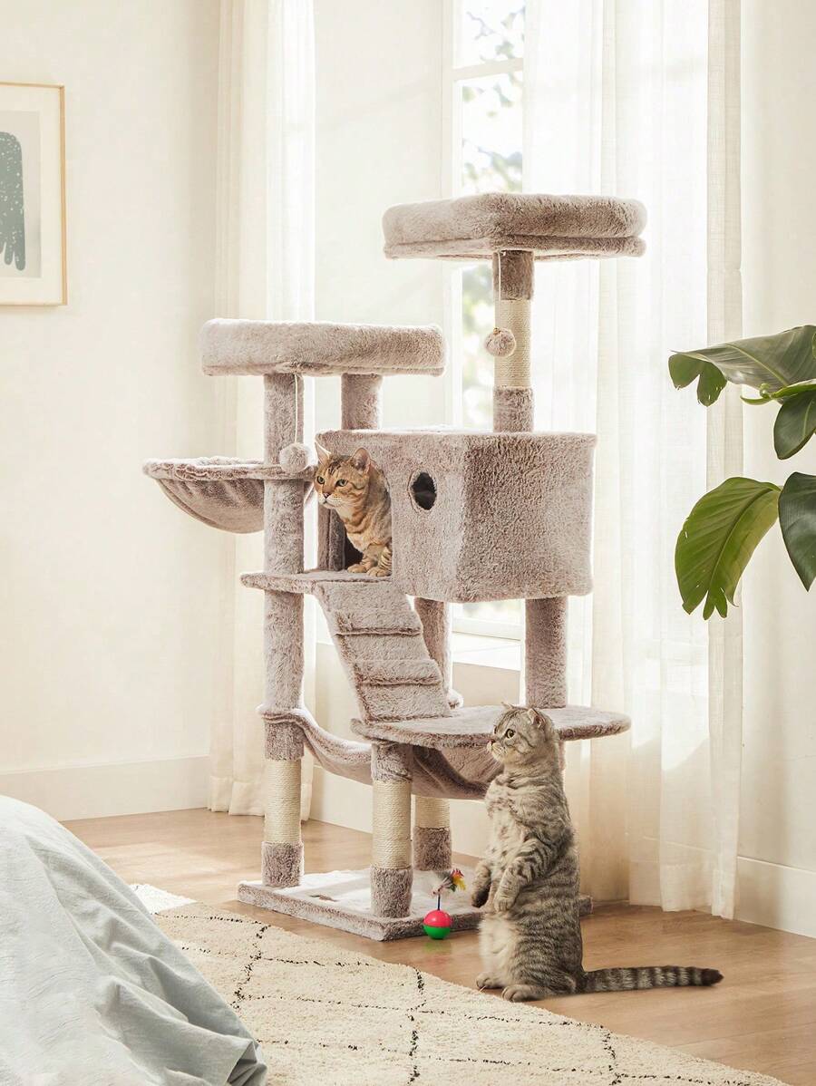 Feandrea Cat Trees & Condos - 米色 - 查看 1