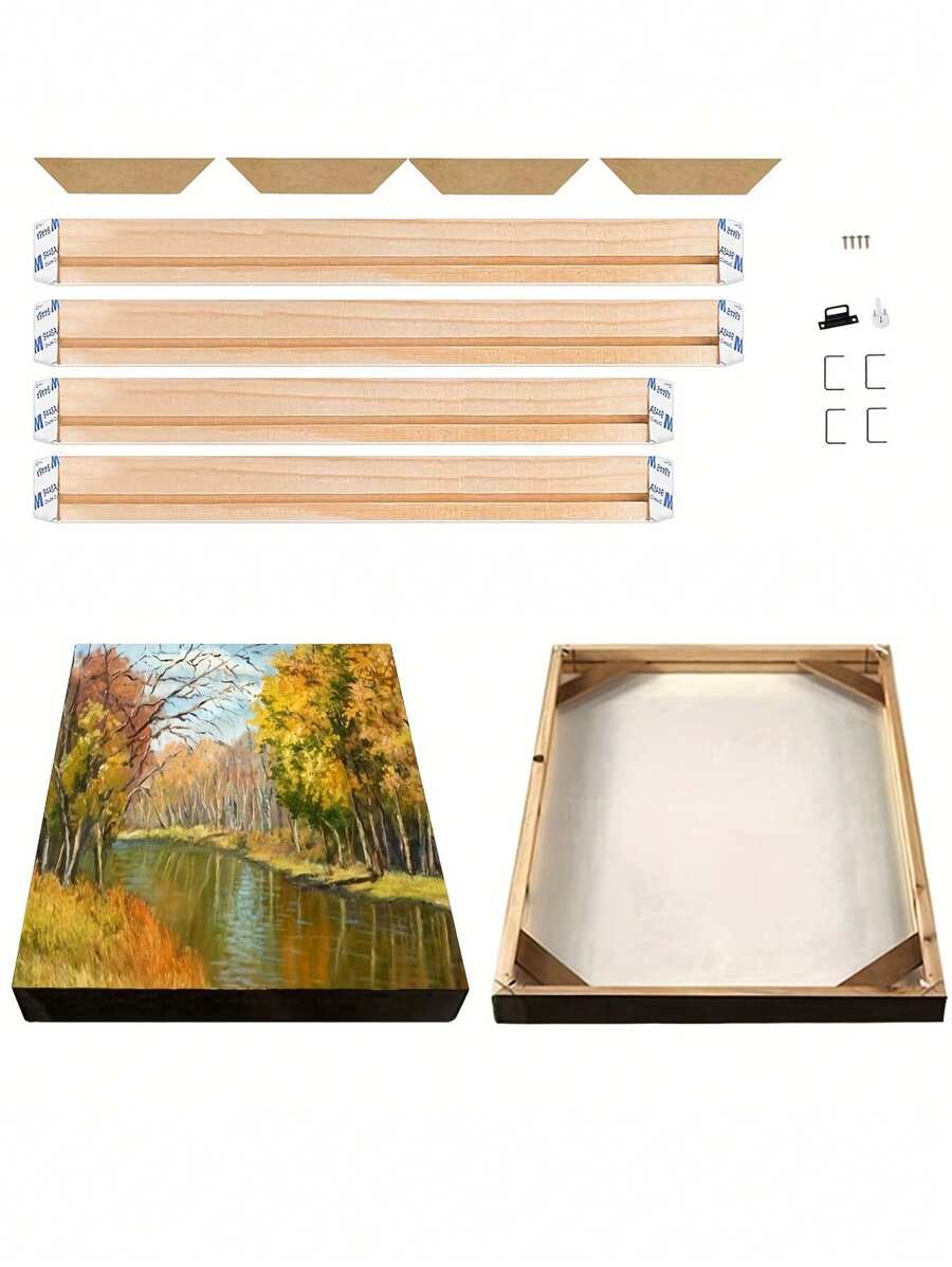 Portarretratos de madera con clip para póster, DIY, elementos de decoración del hogar