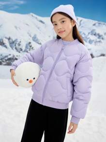 Balabala Tween Girl' Down Jacket 2024 Unisex Kinderen Winter Korte Bovenkleding