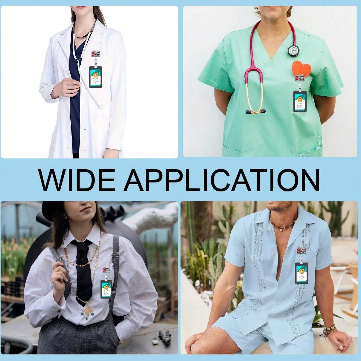 Blood Bag Badges Scroll 360 Rotatable Retractable Badges Scroll For