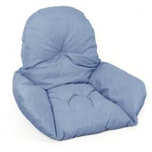 Swing Chair Cushion Pad ONLY Hammock Hanging Egg Chair Seat Cushion Replacement One-Piece Thick Patio Hammock Chair Seat Cushion - 藍色 - 查看 6