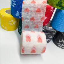 1/5/10/24片装自粘纹身绷带，纹身防滑贴，一次性自粘纹身胶带，适用于万圣节，弹性绷带卷，纹身机专用自粘胶带，运动胶带，动物绷带（适用于膝盖、手指、脚踝、手掌等），适用于宠物，运动纹身，适合初学者和经验丰富的纹身师 - 彩色 - 查看 8