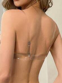 Women's Nude Seamless Minimizer Underwire Bra With Thick Padding, Convertible Straps, Plunge Neckline - Beige - View 2