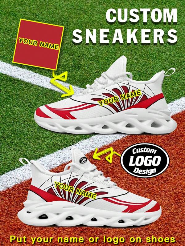 1 Paar Kansas City Baseball personalisierte Sneaker, personalisierte Laufschuhe mit Namen, personalisierte Blade Sneaker, personalisiertes Geschenk Niedrig-Top Laufschuhe, Namens-Sneaker, personalisierte Laufschuhe für Damen und Herren, personalisierte Sport- und Freizeitschuhe, Geschenk für Mama/Papa/Sie/Ihn/Freundin/Freund/Ehefrau/Ehemann/Freund