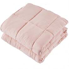 HIG 3pc Down Alternative Comforter Set - All Season Reversible Comforter With Two Shams - Quilted Duvet Insert With Corner Tabs - Box Stitched - Super Soft, Fluffy (Full/Queen, Black) - 預洗桃子 - 查看 7