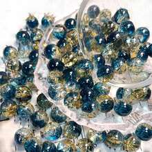 1 GÓI 8MM Hạt ngọc trai thủy tinh màu ombre, Hạt rời hình bông tuyết, Làm quà tặng DIY, Vòng tay, Vòng cổ, Dây điện thoại di động, Phụ kiện trang sức - Nhiều màu - Xem 1