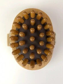 Natural Wooden Anti Cellulite Massager Wood Hand-Held Massager Body Brush Muscle Relax Sauna Spa Head Massage Brush,Hair,Hair Tools,Hair Care,School,Back To School,Travel,Travel Essentials,Home Essentials,Spa,Massage Tool,Massage,Massager,Spa