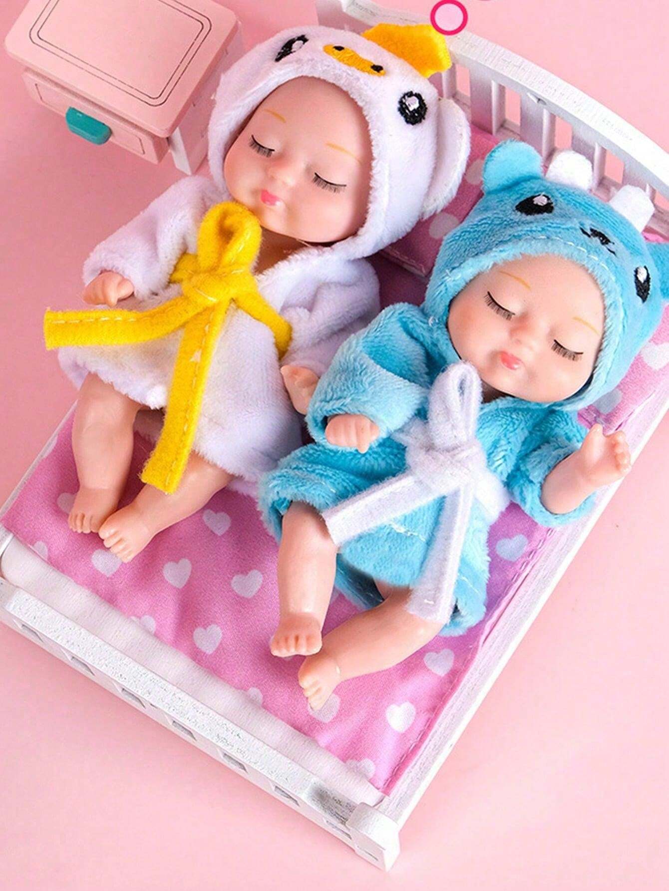 Realistic Baby Doll Playset With Changeable Clothes And Movable Limbs