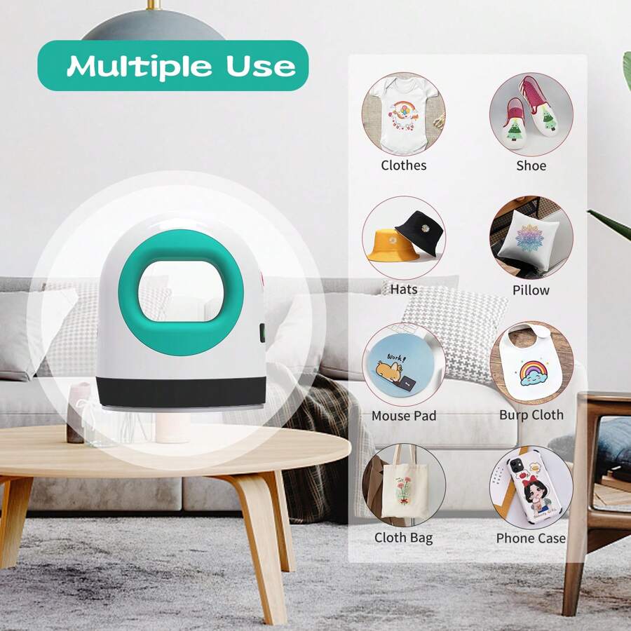 LowMiddleHigh 3 Levels Temperature Setting Heat Press Mini Heat Press