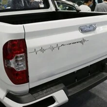 Reflective Performance Heartbeat Line Sticker Car Windshield Windscreen Bumper Hood Decor Decal Auto Vehicle Vinyl Decoration - 56x6cm/22.04x2.36inch - View 6