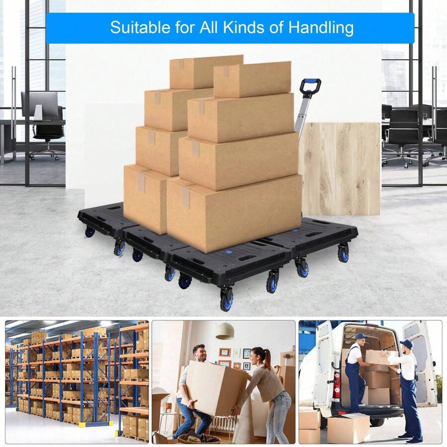 DiClasse DiClasse Platform Truck Warehouse Furniture Moving Dolly Cart