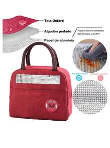 Uninsulated Lunch Bags - Red - View 3