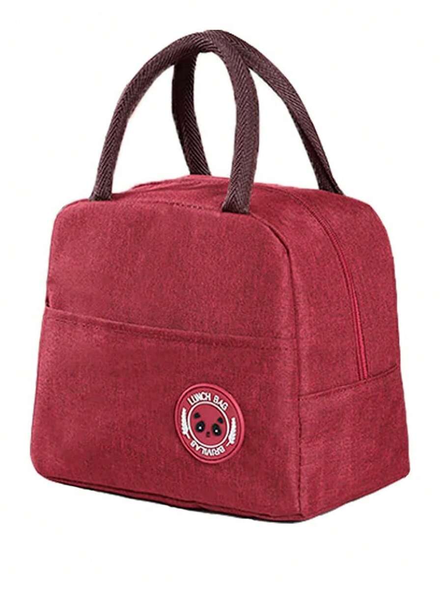 Uninsulated Lunch Bags - Red - View 1