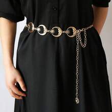 Belts Chain Women Metal Fashion Bloggers Women's Fashion Nightclub Party 2024 Summer - 金色 - 查看 5