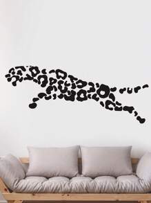 1/3/10 件豹纹自粘墙贴，适用于卧室、客厅、电视背景、家居装饰、DIY 创意墙贴、可移除 PVC 贴纸、贴纸、墙贴、乙烯基贴花，用于家居装饰、春季装饰品，让您的家焕然一新，节日装饰贴纸礼物生日毕业 - 黑與白 - 查看 4