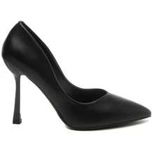 Women Daily Party Fashionable Patent High Heel Pumps - Black - View 2