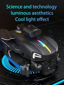 C15S, Dron, Evitación inteligente de obstáculos, Motor sin escobillas, Fotografía aérea de alta definición, Cuadricóptero, Plegable, Aeronave controlada por control remoto, Colores de accesorios aleatorios - multicolor - Ver 8