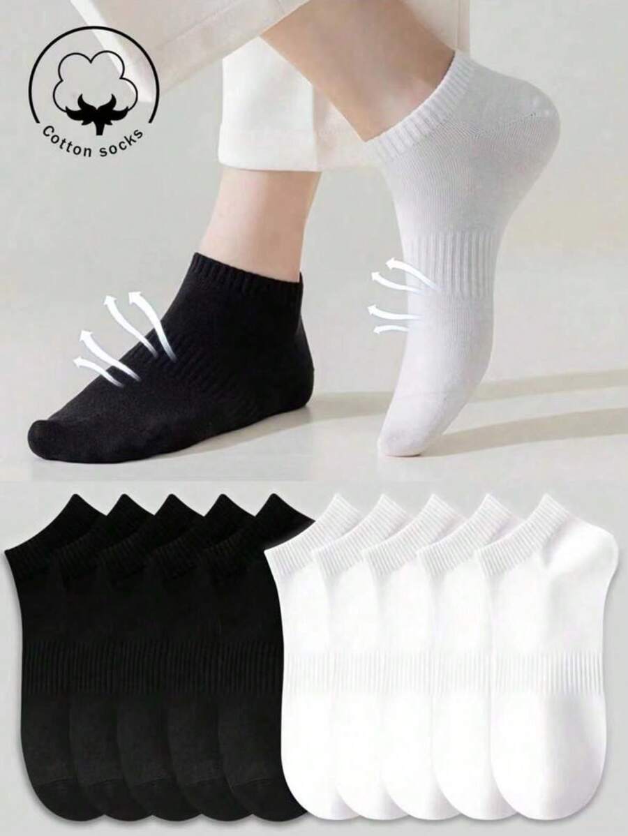 2 Paar Damen Socken, Kurze Socken, Weiße Socken, Schwarze Socken, Unsichtbare Socken, Frauen Socken, Süße Socken, Mädchen Socken, Herbst/Winter/Frühling/Sommer Socken, Atmungsaktives Netz-Design, Führungsschiene mit atmungsaktiver Lochstruktur, feuchtigkeitsableitend, weich und glatt, geeignet für verschiedene Anlässe, Sport, Lässig, Geschäft und andere tägliche Nutzung, das ganze Jahr über tragbar, Farbkombinationen sind zufällig.