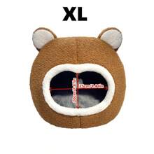 Giường cho mèo kiểu gấu bông, phù hợp cho mèo vừa và nhỏ, thiết kế dày ấm áp, kín một nửa, nhà cho thú cưng hoạt hình, nơi trú ẩn cho mèo - Lạc đà - Xem 14