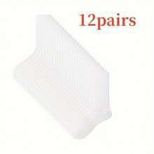 12/6 đôi tất thể thao cổ cao đệm unisex dành cho nam và nữ, tất cổ cao dày dành cho nam và nữ, chống mùi, thoáng khí, thấm mồ hôi, phù hợp để mặc hàng ngày và ngoài trời trong mọi mùa - Nhiều màu - Xem 12