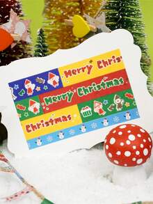 22 Cuộn/Hộp, Băng Keo Washi Màu Đồng Nhiều Kích Cỡ Giáng Sinh, Cây Thông Noel, Ông Già Noel, Người Tuyết Và Các Thiết Kế Họa Tiết Khác 5 Mét * Dải Nhãn Dán Dài 197 Inch Dùng Để Trang Trí Nền Tiệc Ngày Lễ Băng Keo Trang Trí Sổ Lưu Niệm - Nhiều màu - Xem 8