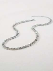 Nooxian Bộ 2 chiếc/Bộ Dây Chuyền Zircon Đồng Nguyên Tố Cây Sự Sống - Bạc - Xem 4