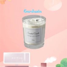 1 件彩色艺术玻璃烛台、创意 DIY 装饰、香薰蜡烛、简约透明纹理、清新空气香味、婚礼礼物、礼品盒、奢华手工大豆蜡无烟香薰蜡烛、房间装饰、礼物 - 彩色 - 查看 14