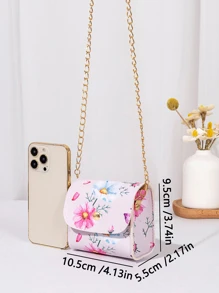 1pc Girls Mini Solid Color Crossbody Bag, Earphone Pouch, Coin Purse, Lipstick Saddle Shoulder Bag, Suitable For Everyday Use, Ideal Gift