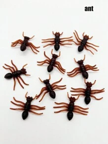 30pcs Realistic Fake Insect Set, Plastic, Battery-Free - Perfect For Pranks, April Fools, Party Favors - Includes Cockroach, Spider, Ant, Centipede, Scorpion, Bat, Lizard - Multicolor - View 19