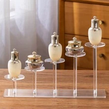 1pc Suporte de exposição de acrílico de alta qualidade, maquiagem multifuncional transparente, joias, sobremesas e decoração, organizador em camadas