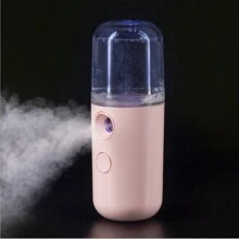 30ml Mini Nano Facial Mist Sprayer, Portable Face Steamer With USB Nano Mist Nozzle, Handheld Face Mister Humidifier For Skin Care, Makeup - White, Blue, Pink