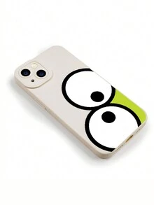 蛙眼卡通印花手机壳，兼容 iPhone 16/16 Pro Max、iPhone 15 XR/7/8、iPhone 15 Pro Max、iPhone 12 Pro Max/13 Pro Max/14 Pro Max、iPhone 13/14/11/12P/14P、11P、12P、Galaxy A12 A14、A23、A33、A72、A52 S22、S23FE、S23 Ultra、S22 Ultra、S24 S24 Ultra 5G、Redmi 11、Redmi Note 12 Redmi 13 Lite、Redmi 手机壳 - 白色 - 查看 4