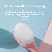 1 Stück Cartoon Weichborsten Zahnbürste, Kinderzahnbürste für 2-7 Jährige, Weichborsten Baby Zahnbürste, 3 Farboptionen