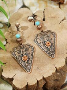 TopHanqi 25 par kolczyków z frędzlami w stylu vintage w kolorze brązowym z serii Maillard, kolczyki ze stopu, wiele stylów, lekkie, odpowiednie do codziennego noszenia przez kobiety, pasujące na imprezę, biżuteria w stylu boho, prezent świąteczny, pasujące do wszystkiego