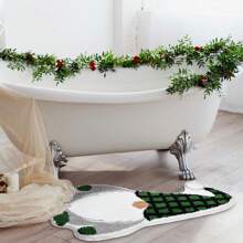 Thảm trang trí phòng tắm Tomte Giáng sinh DeramHy Home, Thảm chào mừng Tomte Thảm bồn tắm chống trượt có thể giặt được Thảm phòng tắm Thảm nhà bếp trang trí: [Nhiều nơi sử dụng]: Thảm tròn Giáng sinh mùa đông này có thể là thảm nhà bếp, thảm cửa, thảm cửa trong nhà và thảm nhà bếp vui nhộn. Thảm chào mừng dễ thương này cũng có thể là quà tặng Giáng sinh cho bạn bè và gia đình của bạn. Trang trí phòng tắm Thảm sàn Thảm ngoài trời Thảm cửa Phụ kiện phòng tắm mùa hè Quay lại trường - lùn kẻ sọc xanh - Xem 4
