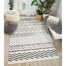 Kamala 7'10" X 10'6" White Bohemian Indoor Rug - White - View 2